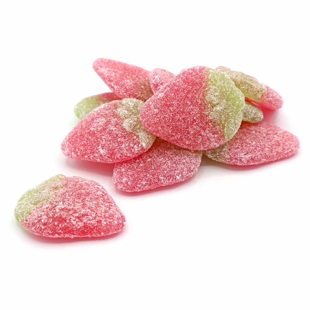 Fizzy strawberries
