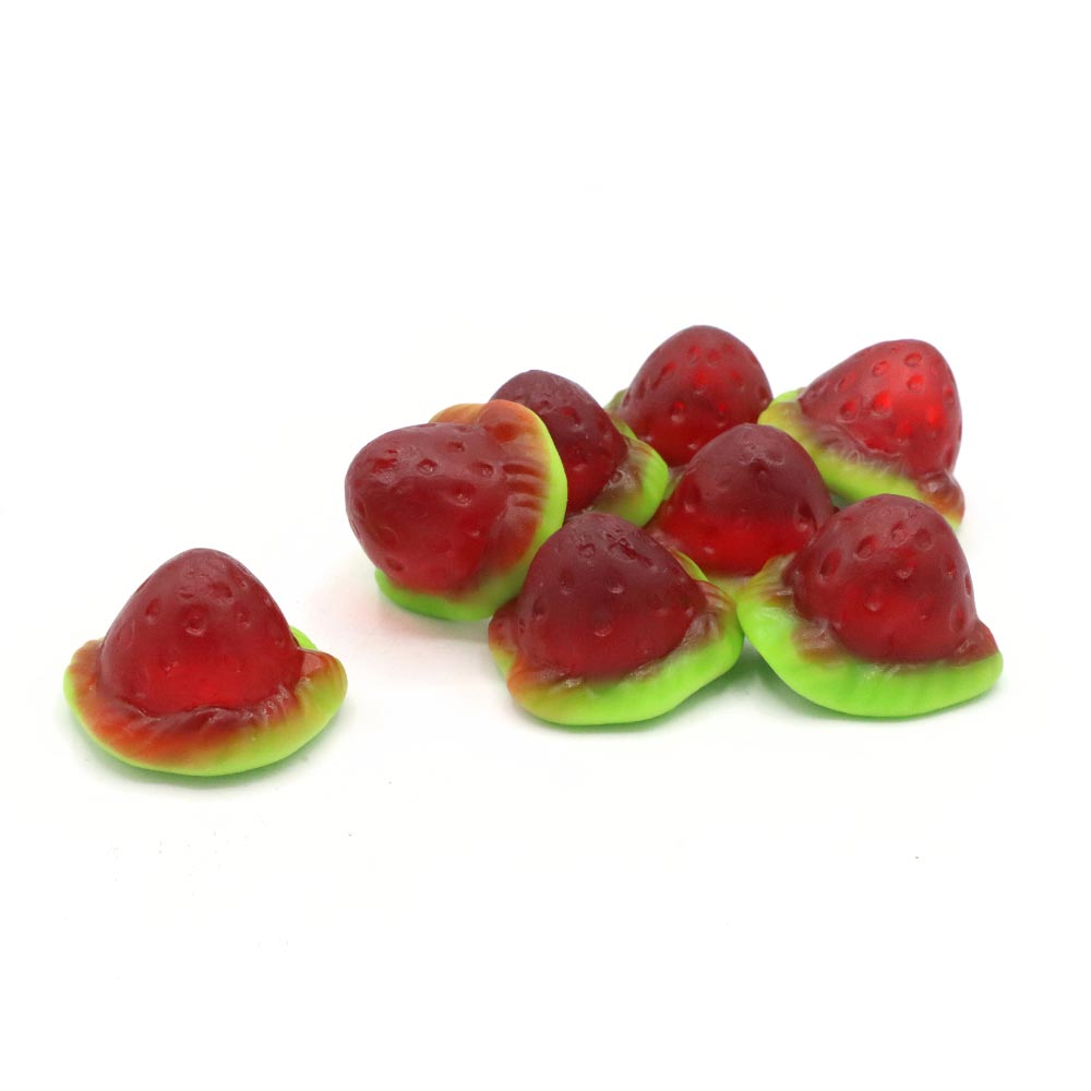 Jelly filled strawberries