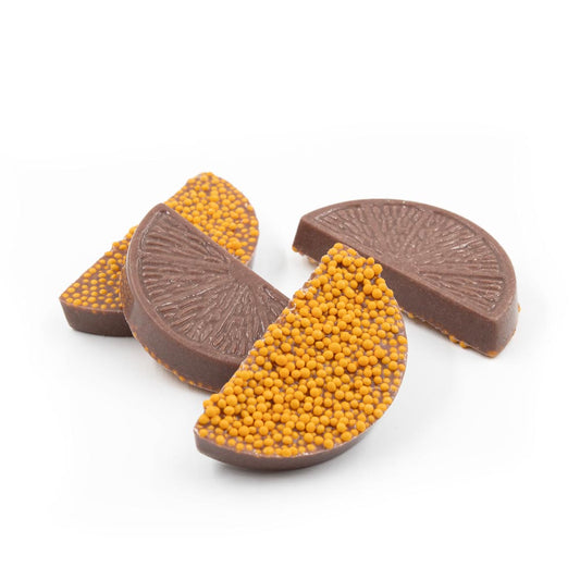 Milk choc orange slices