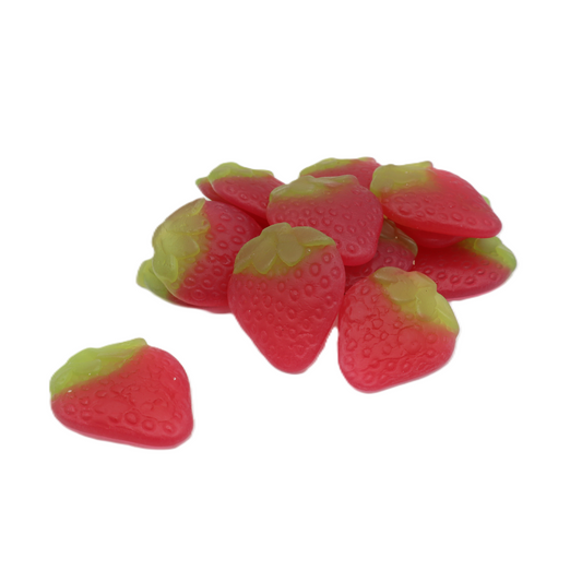 Gummy strawberries