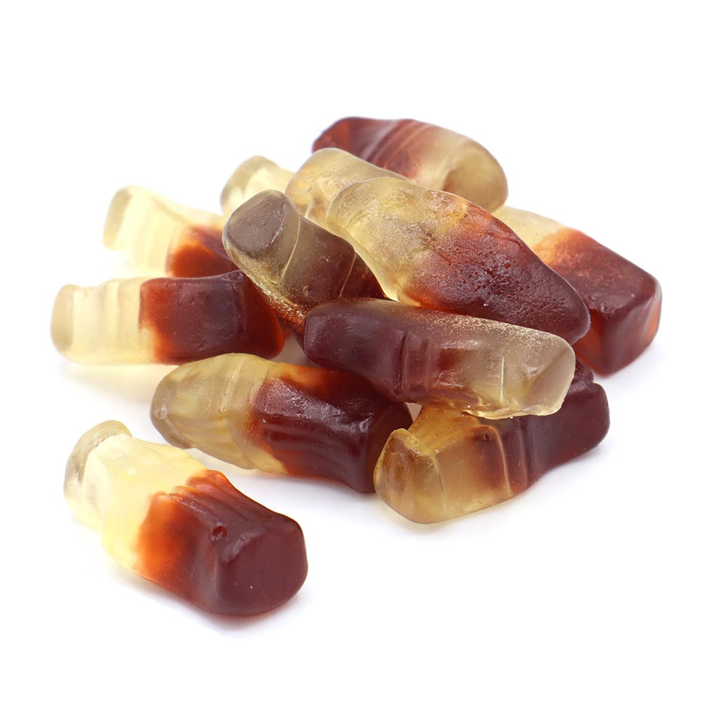 Jelly cola bottles