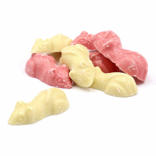 Pink & White Chocolate Mice